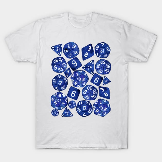 Dice on Dice on Dice T-Shirt by Haptica